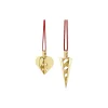 Georg Jensen 2025 Juleornamentsæt 2 stk., guld