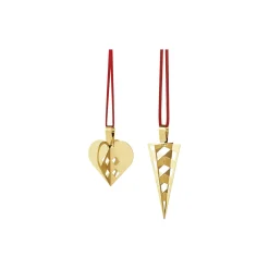 Georg Jensen 2025 Juleornamentsæt 2 stk., guld
