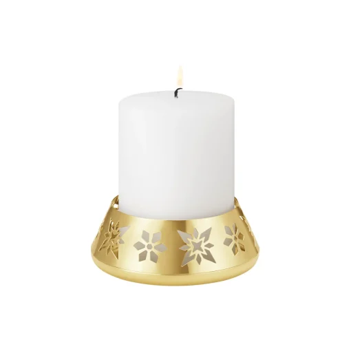 Georg Jensen 2024 Lysestage til bloklys, guld