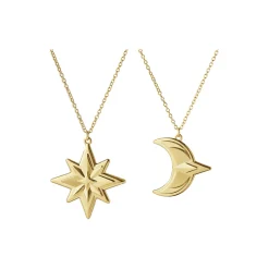 Georg Jensen 2024 Ornamentsæt stjerne & måne, guld