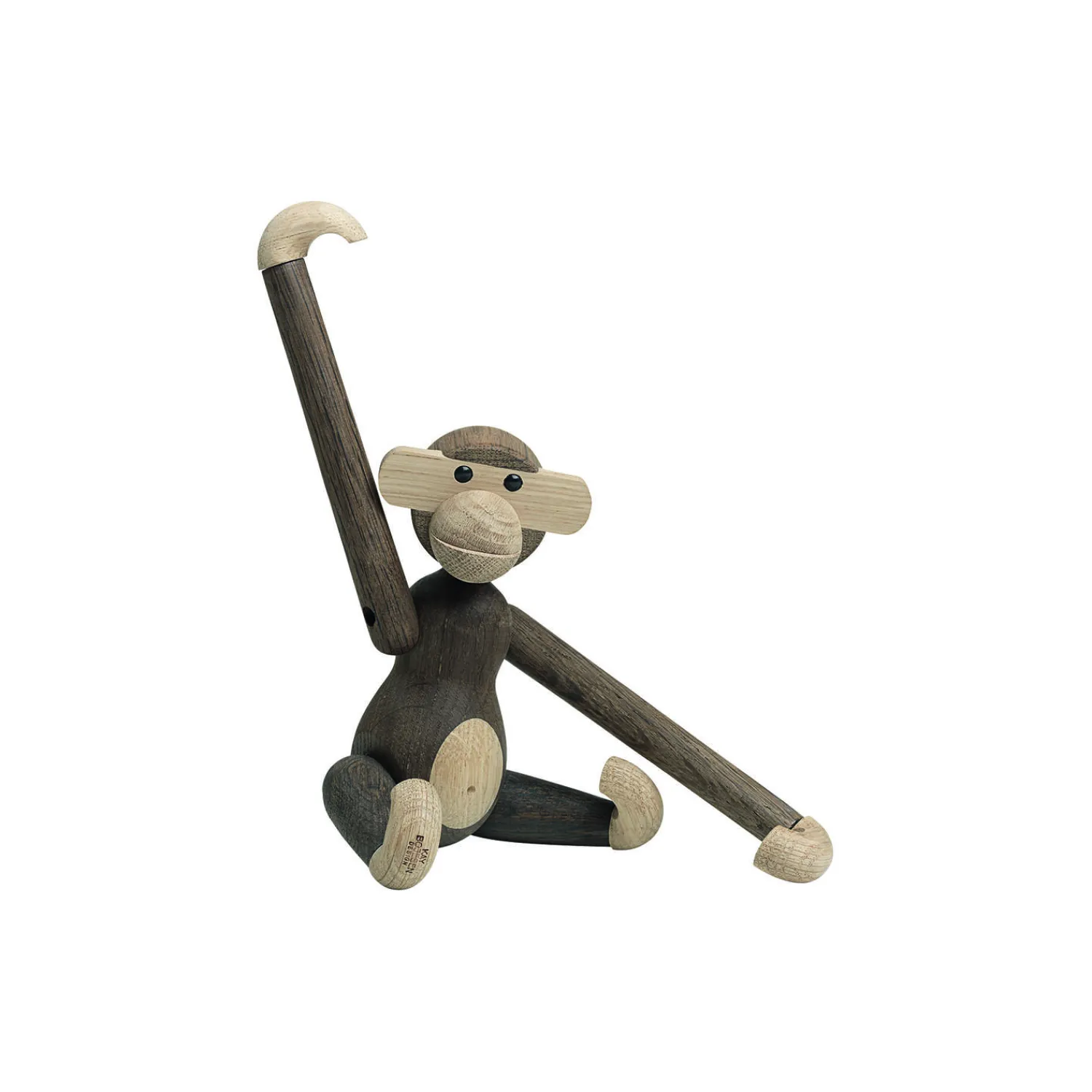 Kay Bojesen Denmark Abe lille, eg/røget eg