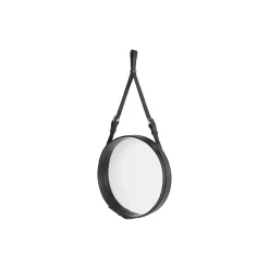 GUBI Adnet Circular Wall Mirror, black