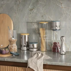 Georg Jensen ALFREDO opbevaringsdåse large 1,5 L, glas/grøn