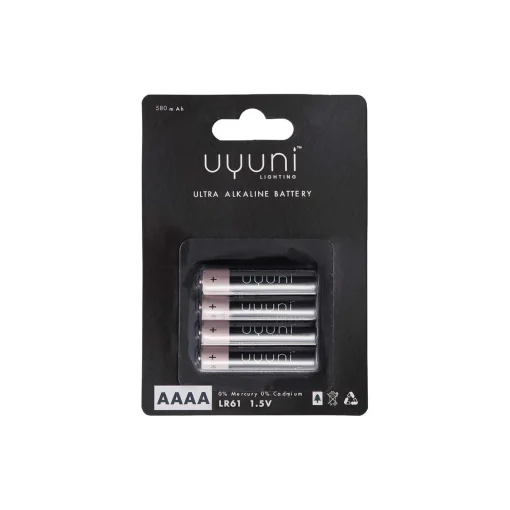 Uyuni Lighting Alkaline Batteries AAAA 4 pcs