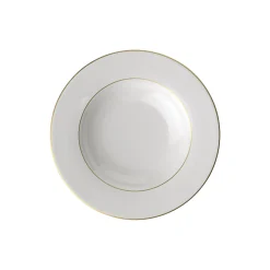 Villeroy & Boch Anmut Gold Dyb Tallerken Ø 24 cm, hvid/guld
