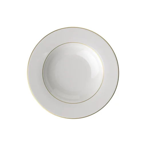 Villeroy & Boch Anmut Gold Dyb Tallerken Ø 24 cm, hvid/guld