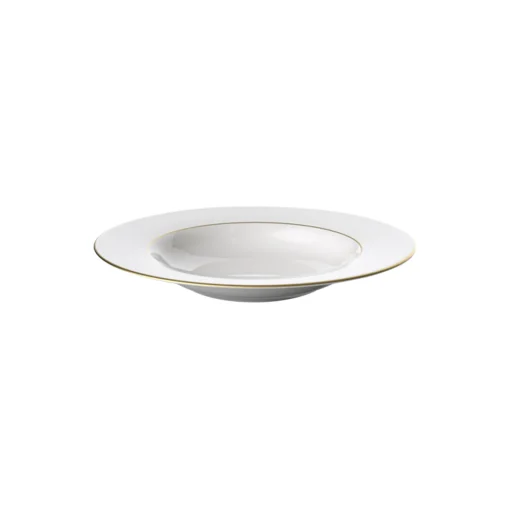 Villeroy & Boch Anmut Gold Dyb Tallerken Ø 24 cm, hvid/guld