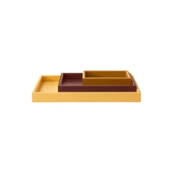 Montana Furniture ARRANGE - sæt af 3 bakker, ruby/amber/masala