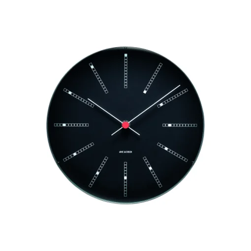 Arne Jacobsen Clocks Bankers vægur, sort