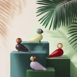 Kay Bojesen Denmark Bella Year Bird 2025, creme/grå