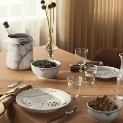 Royal Copenhagen Blå Mega Riflet vinkøler 21,5 cm