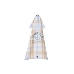 Lexington Botanical Checked Organic Cotton Kitchen Towel,
