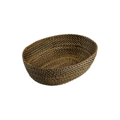 Pillivuyt Brødkurv oval, lys/mørk brun