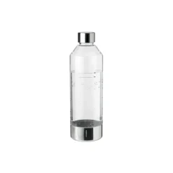 Stelton Brus flaske til kulsyremaskine, clear/steel