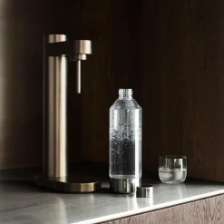 Stelton Brus flaske til kulsyremaskine, clear/steel