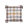 Lexington Checked Pillow Cover, olive/oat