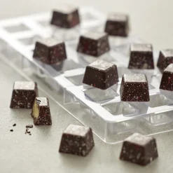 Blomsterbergs Chokoladeform firkant til 21 stk.