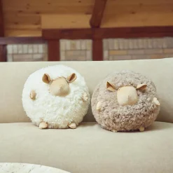 NATURES Collection Cute Sheep rund pude Ø 26 cm,