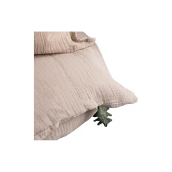 Børn Sebra 2-delt musselin babysengetøj, seabreeze beige