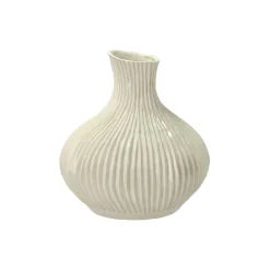 Villa Collection Eik vase L, creme