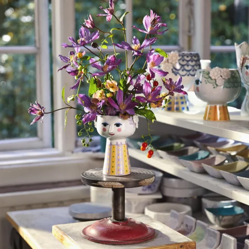 Bjørn Wiinblad Eva vase 15 cm, lavendel