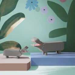 Kay Bojesen Denmark Flodhest liliput, grå