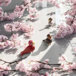 Kay Bojesen Denmark Flora Year Bird 2024, pink