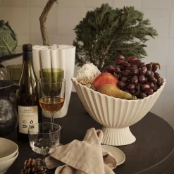 Ferm Living Fountain Skål Large, off-white