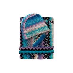 Dame Missoni Home Giacomo badekåbe, 170 turquoise multi colour