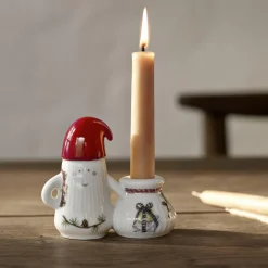 Kähler Hammershøi Christmas lysestage Nissefar