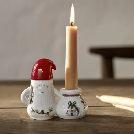 Kähler Hammershøi Christmas lysestage Nissefar