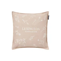 Lexington Herbarium Linen/Cotton Cushion Cover, beige/white