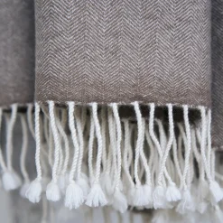 CARE BY ME HERRINGBONE Throw,