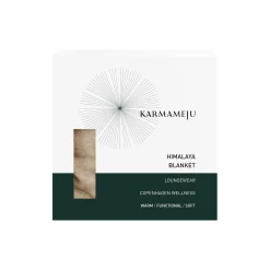 Karmameju HIMALAYA fleecetæppe, beige