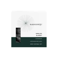 Karmameju HIMALAYA fleecetæppe, dark grey