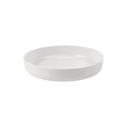 Royal Copenhagen Hvid Riflet ovnfast fad Ø 27 cm