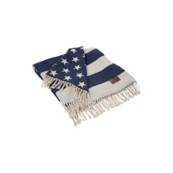 Lexington Icons flag tæppe, white/navy