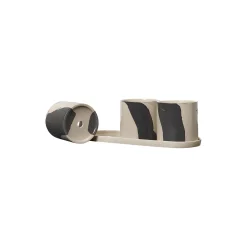 Ferm Living Inlay Herb Pots, sand/brown