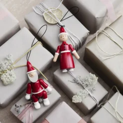 Kay Bojesen Denmark Julemand og nissemor, rød/hvid