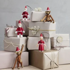 Kay Bojesen Denmark Julemand og nissemor, rød/hvid