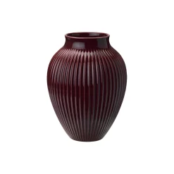 Knabstrup Keramik Knabstrup vase ripple, berry