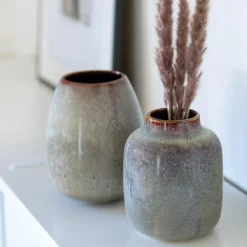 Villeroy & Boch Lave drop vase, beige