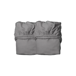Børn Leander lagen til babyseng, cool grey