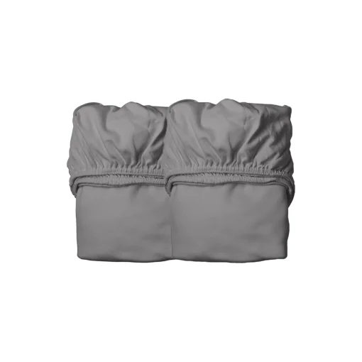 Børn Leander lagen til babyseng, cool grey