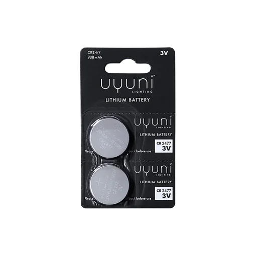Uyuni Lighting Lithium Metal Batteries CR2477 2 pcs