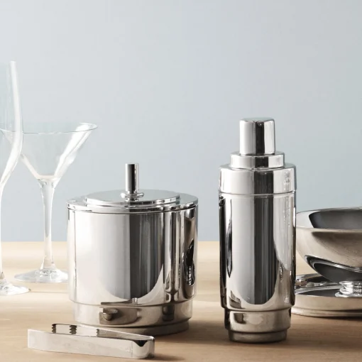 Georg Jensen Manhattan isspand med tang
