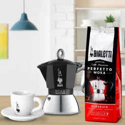Bialetti Moka espressokande til induktion, 6 kopper