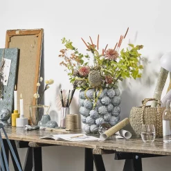 Villa Collection Molde vase/skjuler, ballad blue