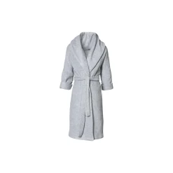 Dame Karmameju MOUNT FUJI fleece bathrobe, light grey