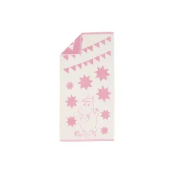 Moomin Arabia Mumi badehåndklæde Stjerner pink